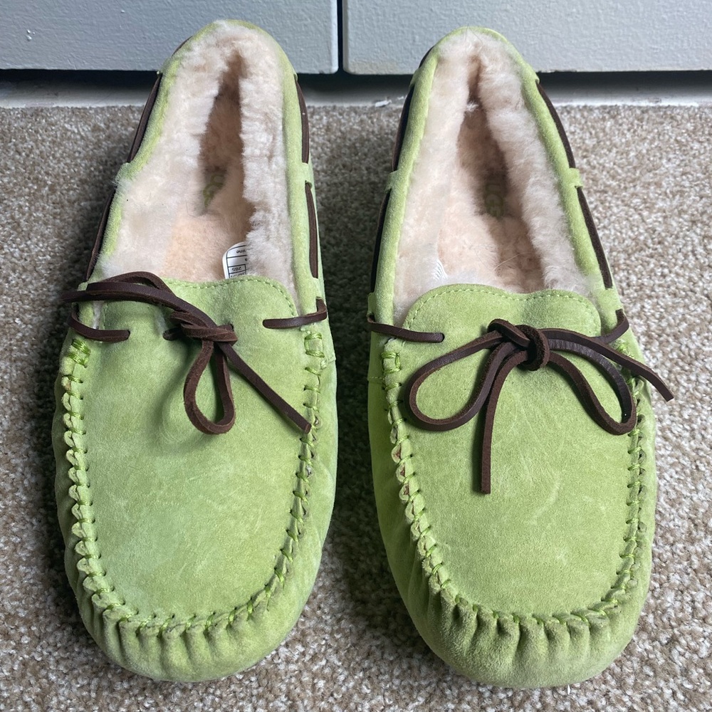 Ugg Slippers - Lime Green color - Size 11